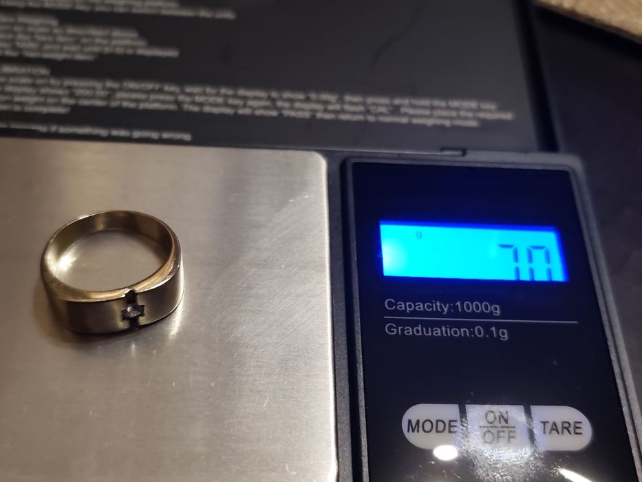 Златен пръстен унисекс