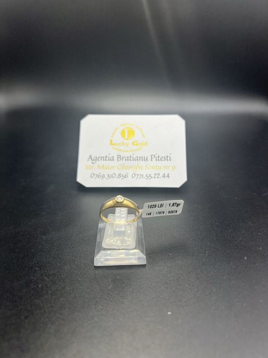 Inel aur 14k 1.87 gr marimea 18 cod 17676