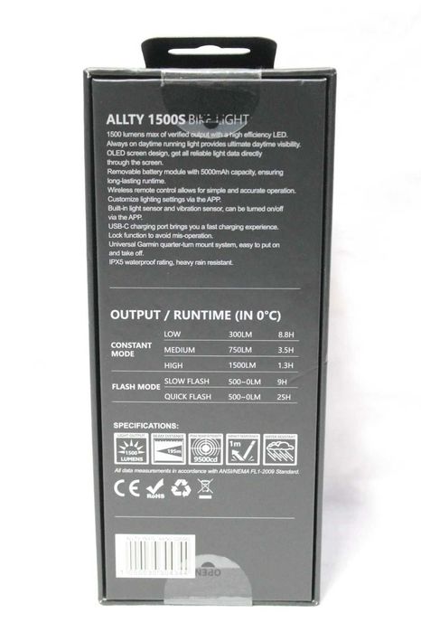 Lanterna bicicleta MAGICSHINE ALLTY 1500S - ALLTY 2500S noi