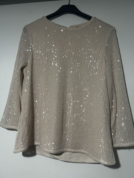 Bluza roz pal cu paiete XS-S H&M