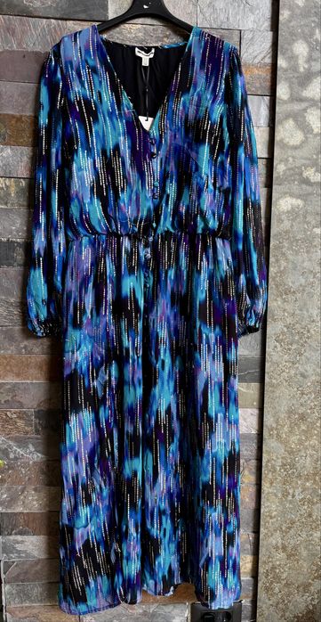 Rochie elegantă albastru regal / cobalt Love & Roses EU 48 UK 20