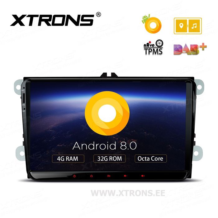 Навигация двоен дин Xtrons  за VW Golf, Passat, Touaran pe98mtvpl