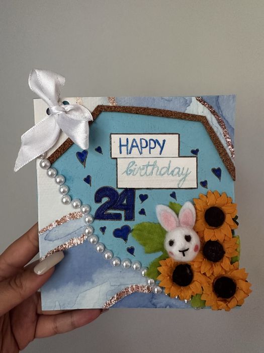 Ръчно изработени 3D рамки с цветя и картички