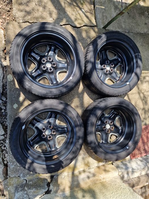 215 50 R 17 jante tabla cu cauciucuri de vara 5 x 115 Opel Astra J