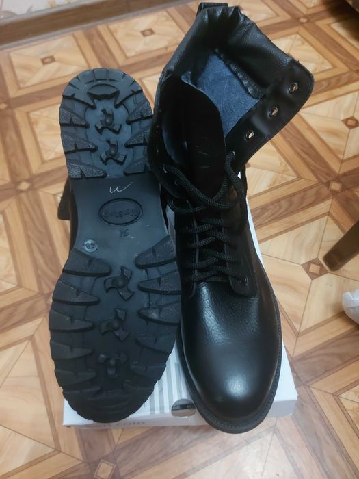 Берцы черные летние