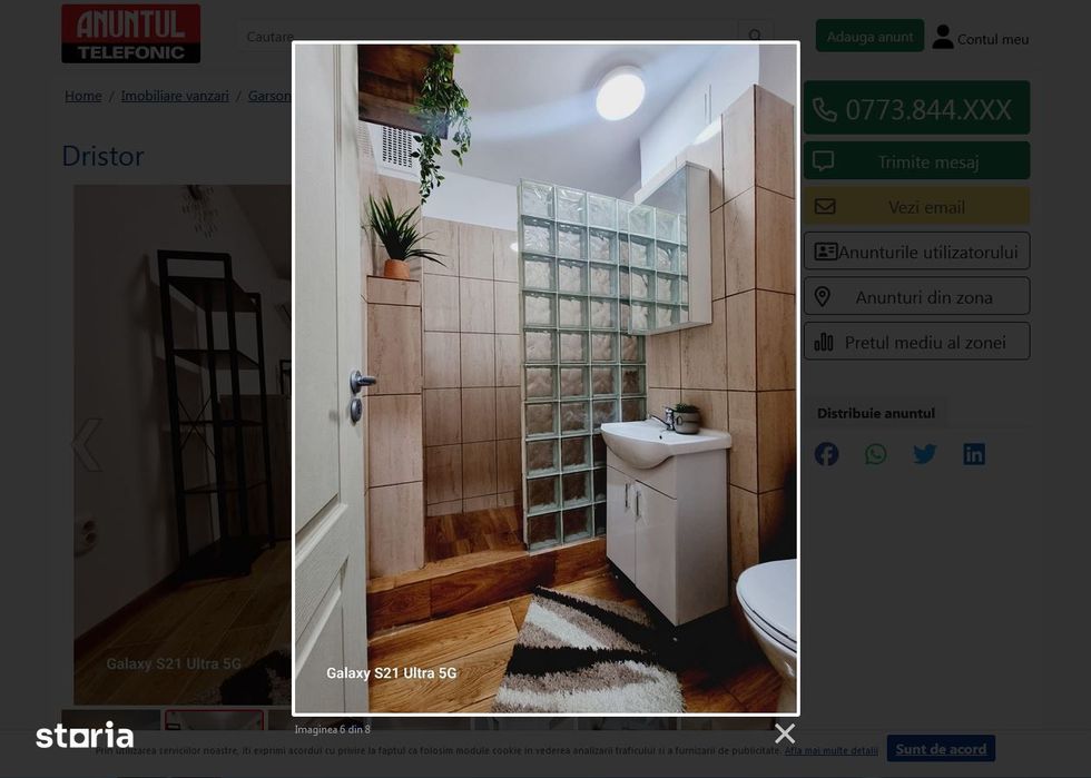 Apartament 1 camera Dristor