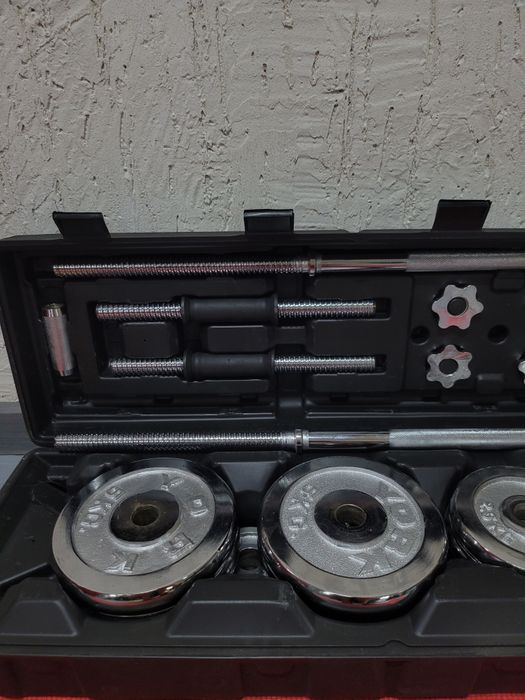 Набор гантелей в кейсе 60 КГ