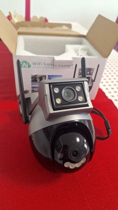 Camera supraveghere video Wi-fi dual lens