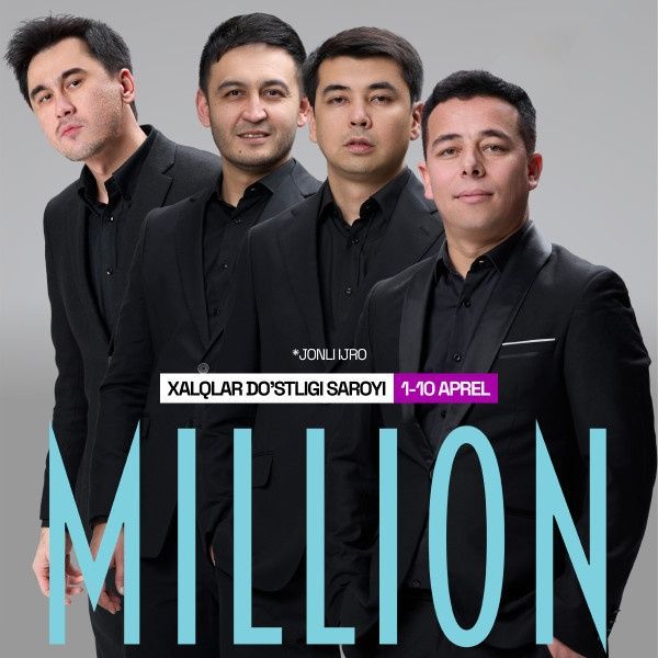 million jamoasi konsertiga bilet