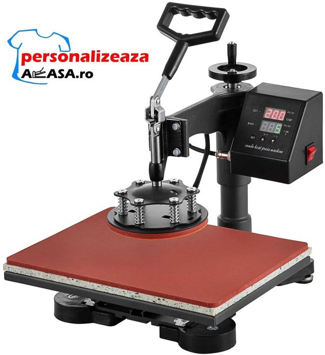 Echipament Personalizare / Presa Termica 8in1, Tricouri, Cani, Sepci