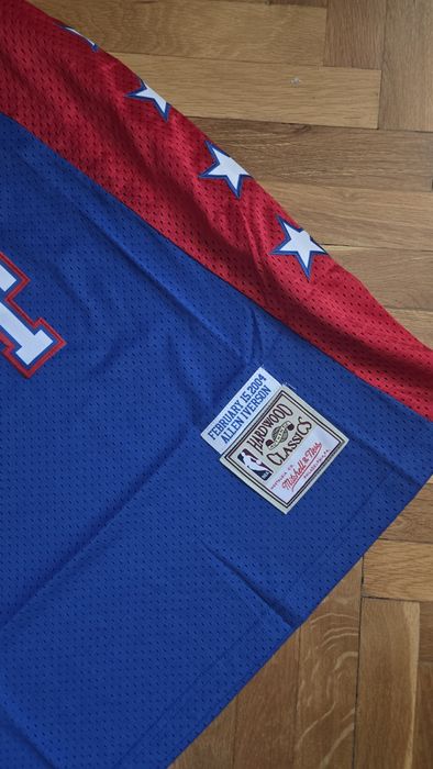 NBA Sixers ретро баскетболен потник на Allen Iverson