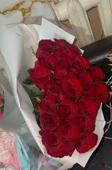 Розы 25 штук 80см