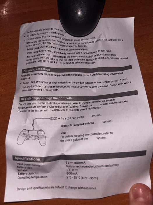 Controler pentru ps 4