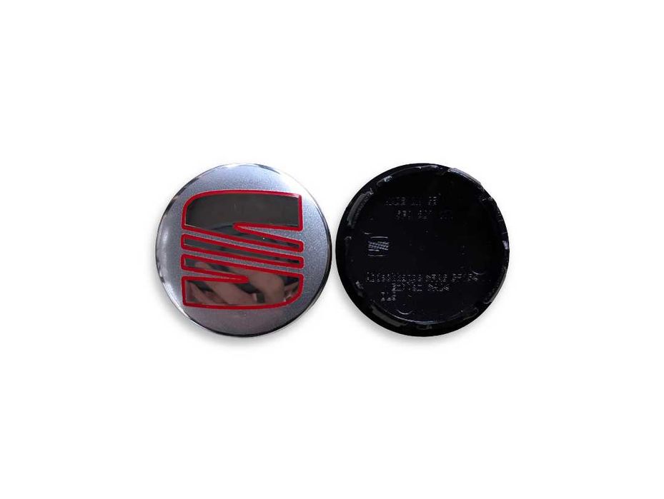 Капачки за джанти за Seat Сеат 56mm 60mm 63mm - Сребристи, Черни