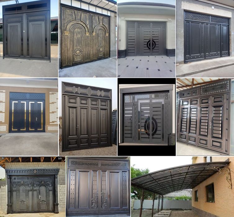 Barcha turdagi zamonaviy temir darvozalar
