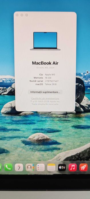 Laptop Apple MacBook Air 13.6" - M3 - 16GB RAM - 512GB SSD - A3113