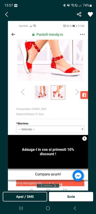 Sandale damă cu platformă