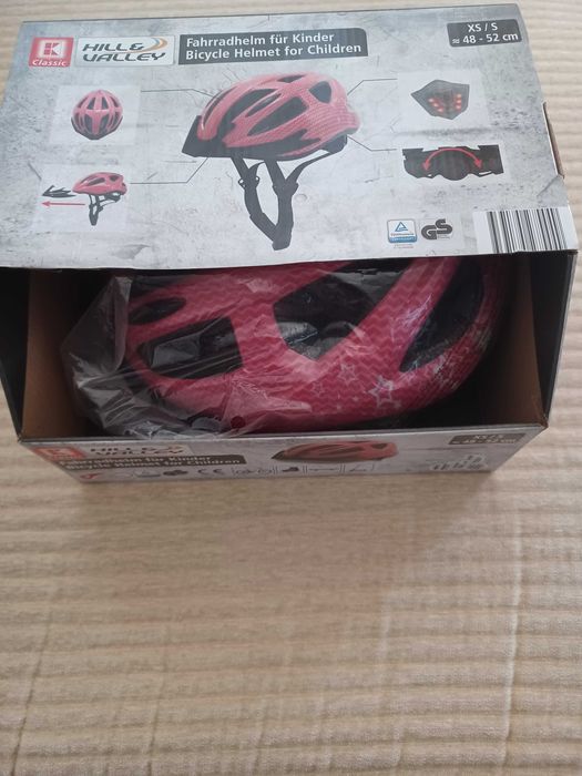 Детска светеща велосипедна каска