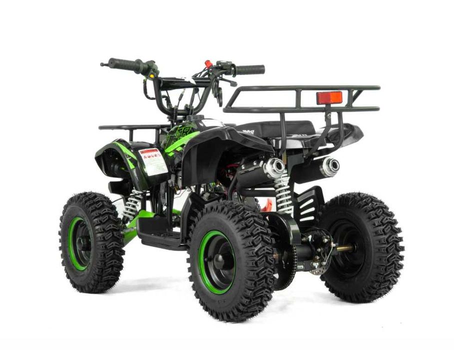 Mini atv XTR M7, roti 6 inch, 50cc, 2 timpi, negru/verde