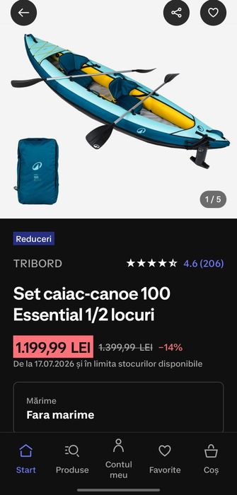 Caiac gonflabil decathlon- itiwit