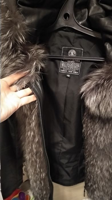 Куртка-шуба чернобурка