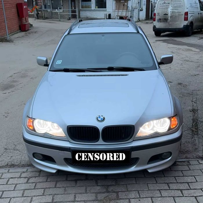 Гаранция! Изключително Мощни Cotton LED Angel Eyes за BMW E46