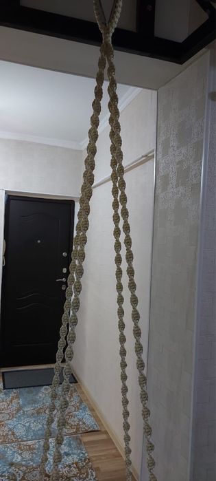 Десткая качеля по технике макраме