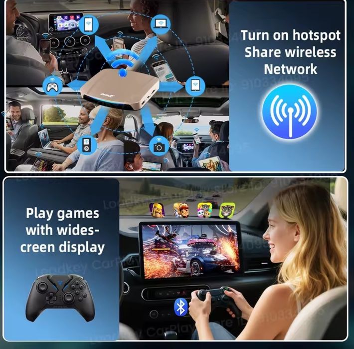 CarlinKit Tbox Ultra, Android 15, CarPlay, Android Auto, Ai Box, Video