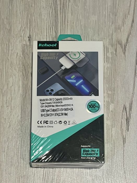 PowerBank Kehool 20.000 mAh + Sovg'a quloqchin (Mi/Realme)