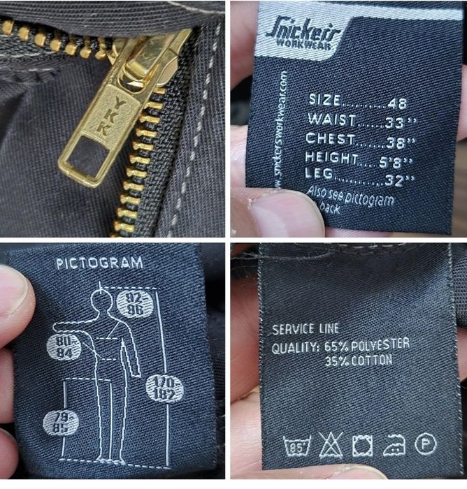 Pantaloni lucru Snickers 3813, Service Line Cargo, Bărbați - 48