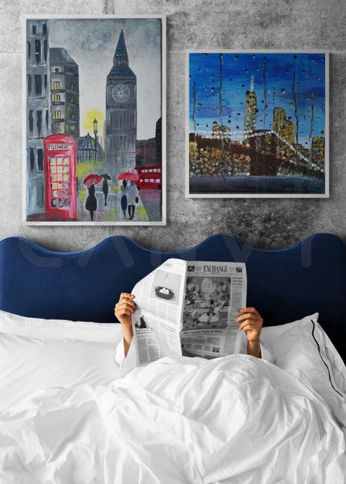 Картини от акрил и маслени бои