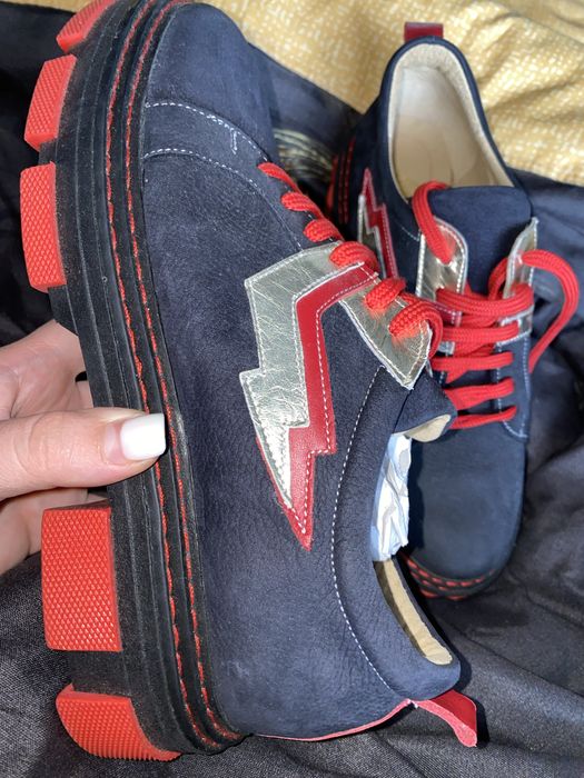 Pantofi sport din piele naturală pentru damă