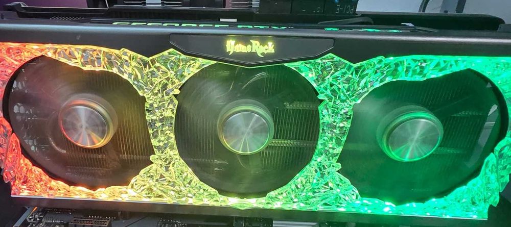 Placa video Palit GeForce RTX 3080 Ti GameRock de 12GB pe 384-bit