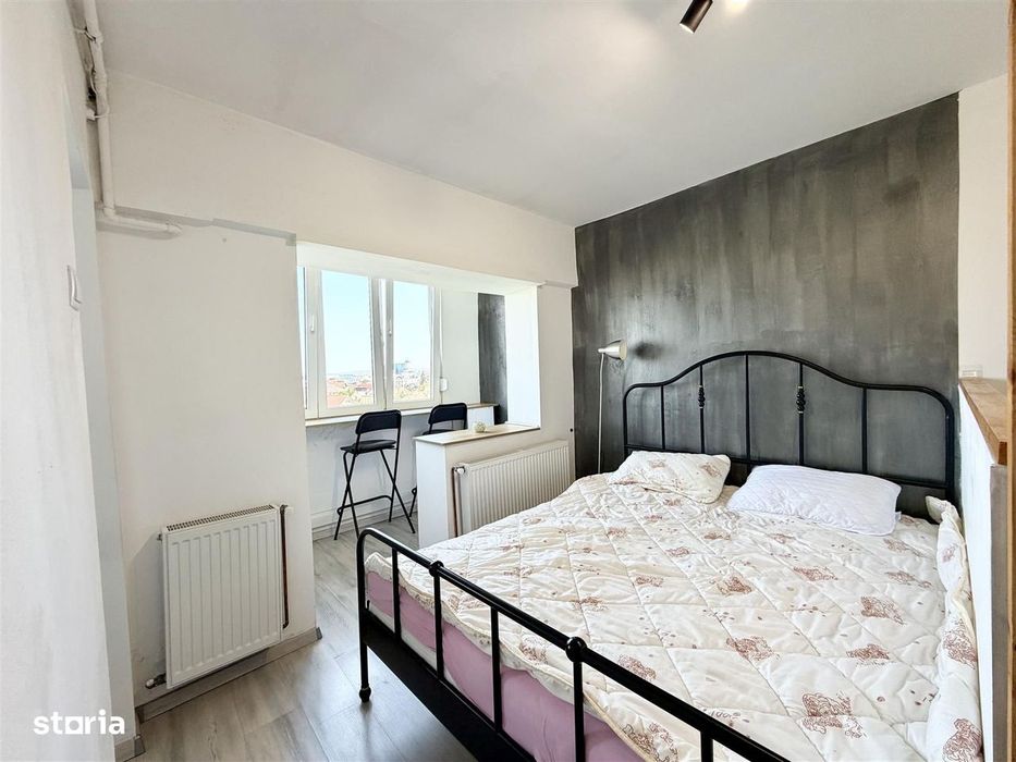 Garsonieră de vânzare în Sibiu–renovată, balcon închis–Zona Siretului