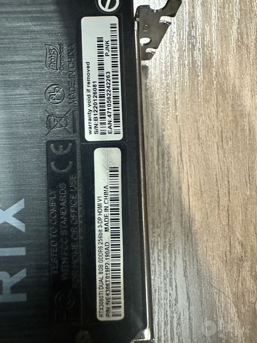 Rtx 3060 Ti Palit Dual 8GB GDDR6 256-bit