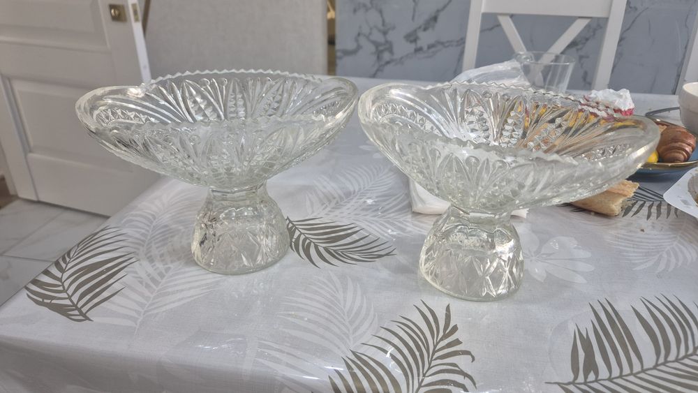 Хрустальные  конфетницы