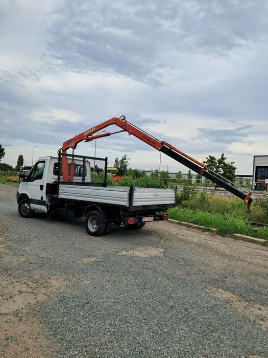 Iveco daily 35c15 basculabil cu macara