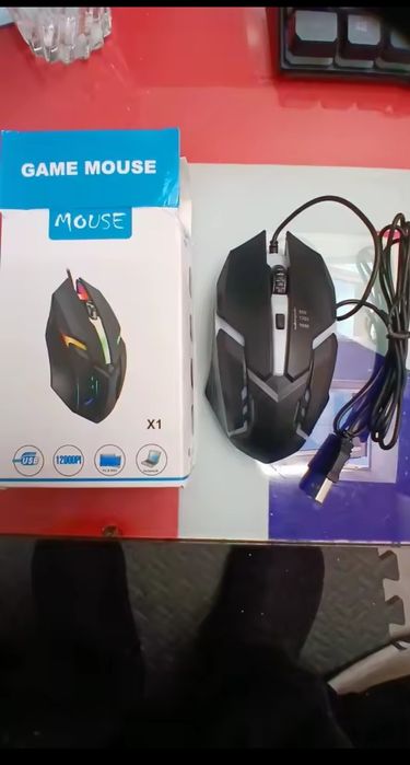 SET GAMING PRO: Mouse Pad XXL Razer + Mouse RGB - NOU - Promoție