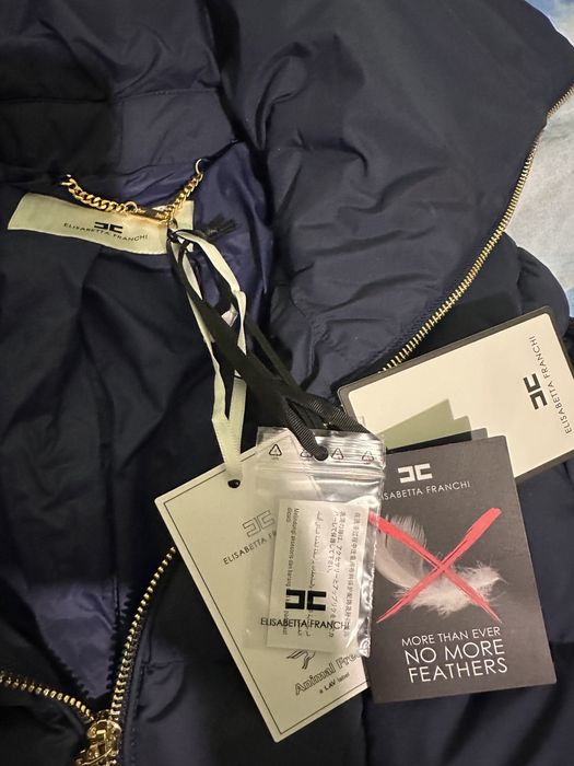 Зимно яке Elisabetta franchi синьо