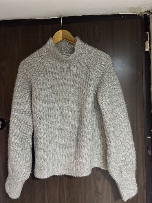 Bluza groasa pana in talie