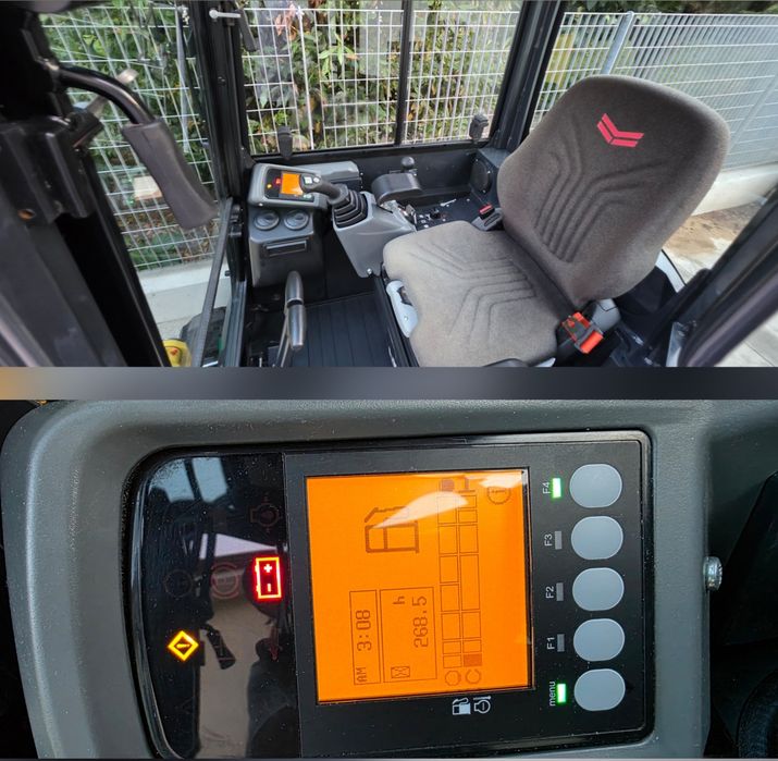 Miniexcavator  Yanmar vio27 Cabină impecabil 260h  practic NOU