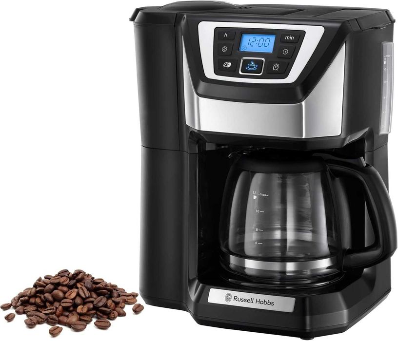 Шварц кафемашина с мелачка Russell Hobbs Victory Grind&Brew (22000-56)