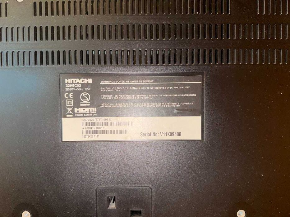 Televizor Hitachi model 32H6C02, diagonala 81cm