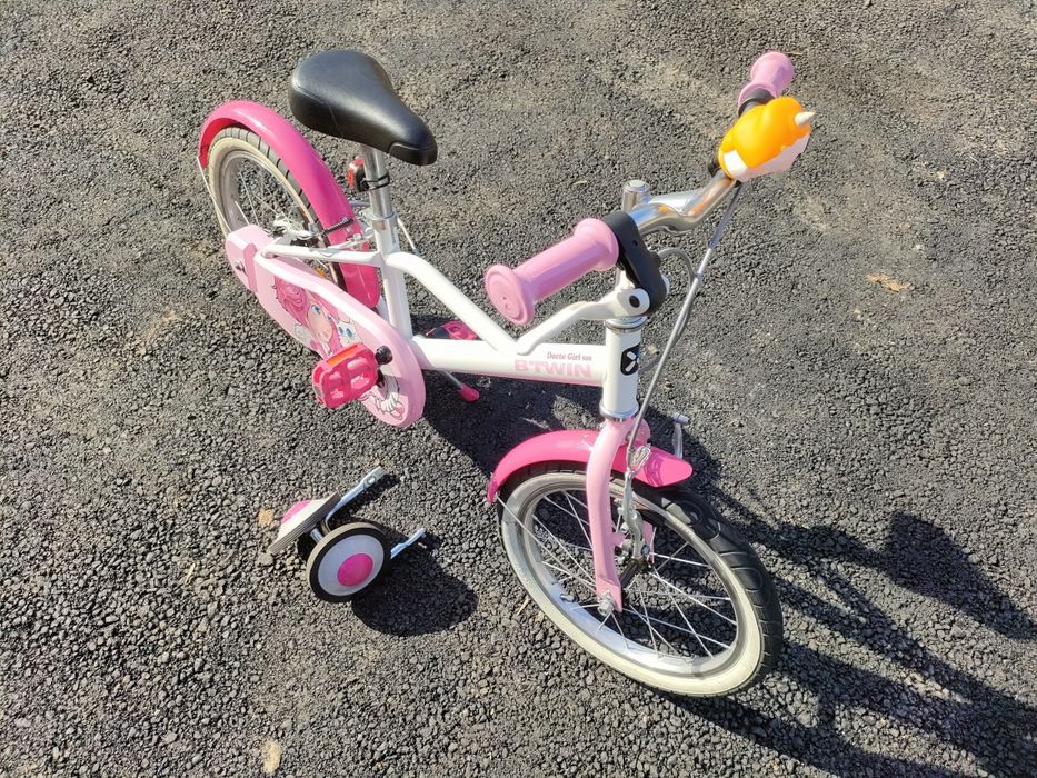 Vând bicicletă B’Twin Docto Girl 500 Decathlon cu roți de 16 inch, rec
