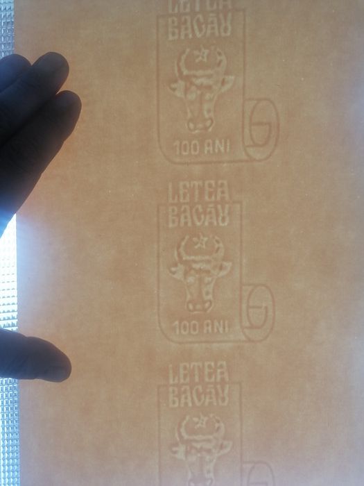 Coala hârtie a4 cu filigram Letea Bacău 100 ani aniversare foarte rara