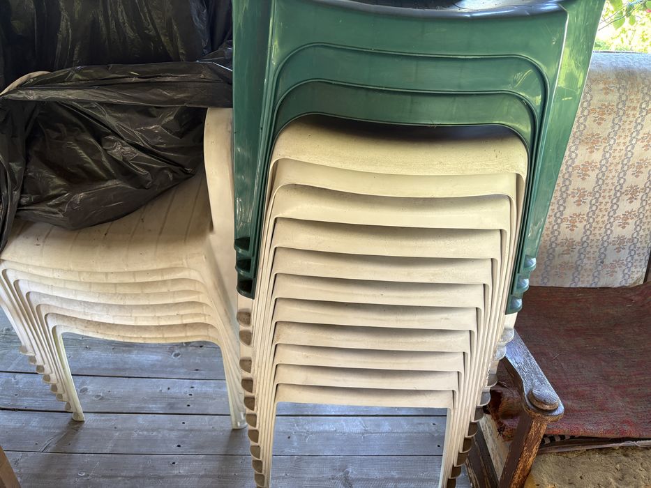 Scaune plastic gradina