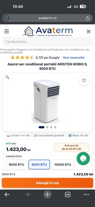 Ac ariston vand urgent