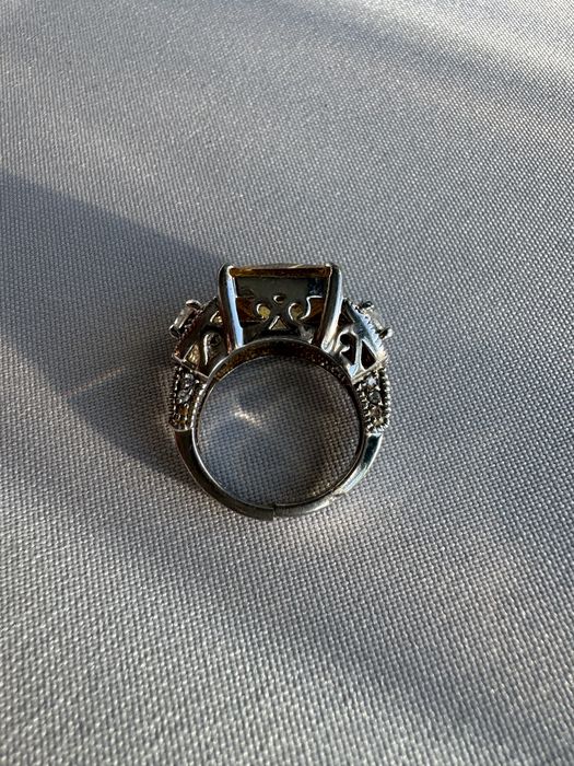 Inel din argint si cubic zirconia