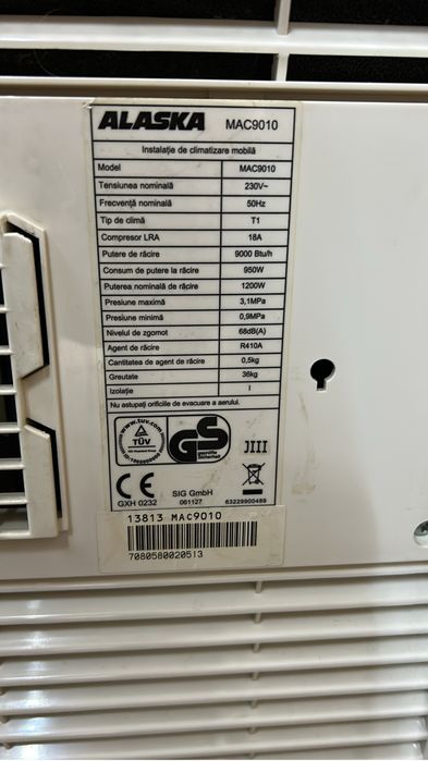 Aer Conditionat Mobil Alaska