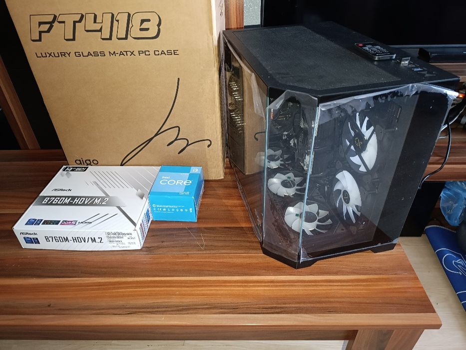 Рс Aigo FT418 с I3 12100/16gb ddr5/500 gb nvme ssd